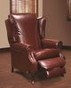Fornirama 80 Dark Brown Push-Back Recliner-1