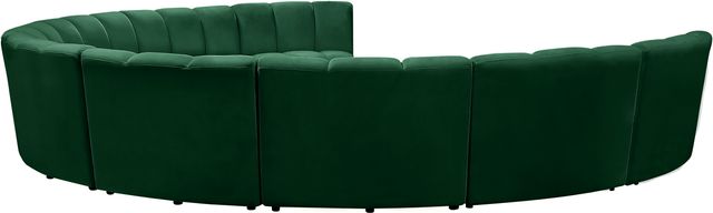 Meridian Furniture Infinity 9-Piece Green Velvet Modular Sectional-3