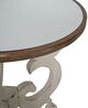 A & B Home Versail White Accent Table-1