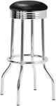 Coaster® Retro 3-Piece Black/Silver Bistro Pub Bar Table Set-2