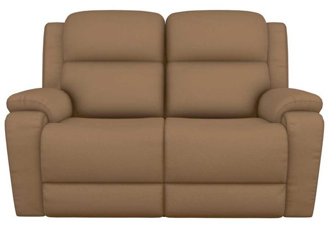 La-Z-Boy® Dorian Camel Power Reclining Loveseat with Headrest and Lumbar-1