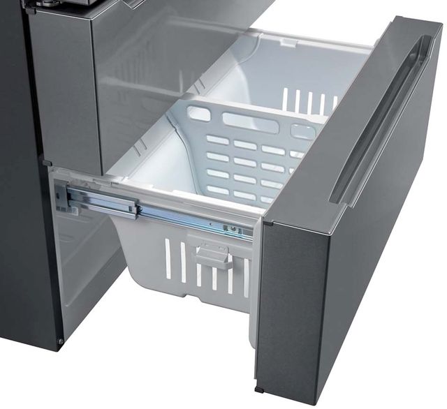 Midea® 36 in. 22.5 Cu. Ft. Stainless Steel Counter Depth French Door Refrigerator-3