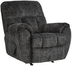Signature Design by Ashley® Stayfish Gunmetal Manual Rocker Recliner