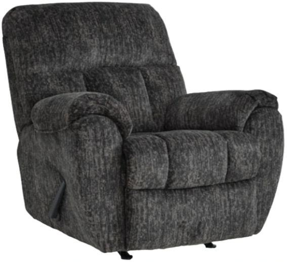 Signature Design by Ashley® Stayfish Gunmetal Manual Rocker Recliner-0