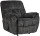 Signature Design by Ashley® Stayfish Gunmetal Manual Rocker Recliner-0