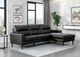 Homelegance® Lewes 2-Piece Black Right-Arm Facing Sectional and Chaise-1