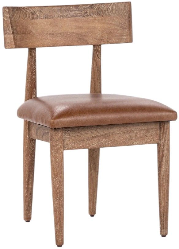 Classic Home Alvaro 2-Piece Golden Wheat Dining Chair Set-3