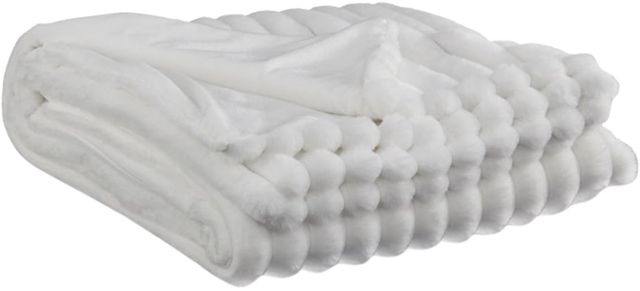 Signature Design by Ashley® Alsonwell 3-Piece White Throw Blanket Set-0