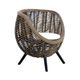 A & B Home Black/Brown Chair-0