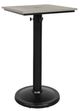 CabanaCoast® Customizable Skye Aluminum/Wooden 24"X30" Outdoor Pedestal Balcony Table-0