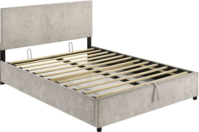 Coaster® Reeves Beige Youth Full Hydraulic Storage Panel Bed-2