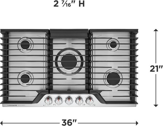 Frigidaire Gallery® 36" Stainless Steel Gas Cooktop-1