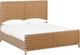 Modus Furniture Dorsey Ginger/Granola California King Woven Panel Bed-0