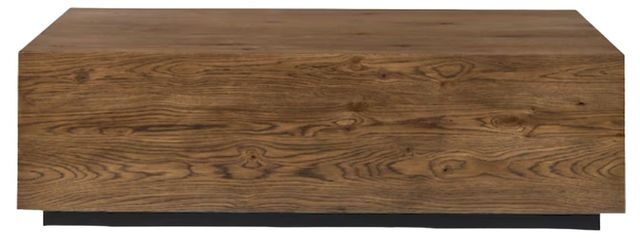 Bassett® Furniture Cascade Barley Oak Rectangle Cocktail Table-1