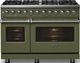 Viking® 5 Series 48" Martini Pro Style Dual Fuel (LP) Range with Polished Chrome Trim-2