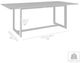 Armen Living Cayman Black Outdoor Patio Dining Table-3