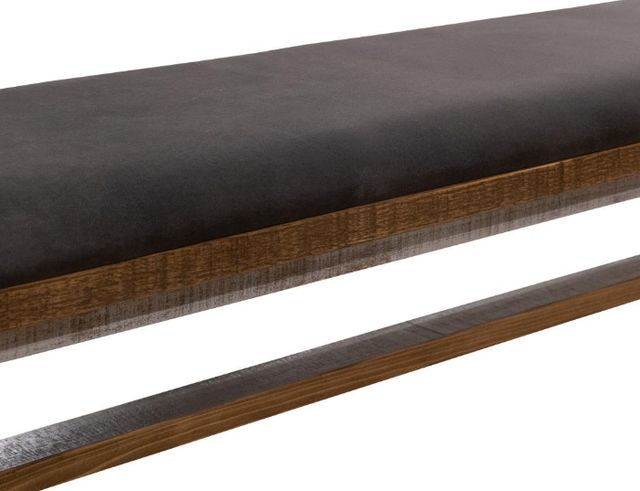 International Furniture Direct Loft Brown/Gray Bench-2
