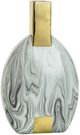 StyleCraft Norman Wyatt Home Faux Marble/Gold 17" Vase-0
