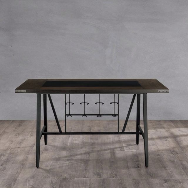 Mazin Furniture Appert Brown Counter Height Dining Table-3