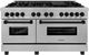 ZLINE Autograph Edition 60" Satin Stainless Steel Pro Style Dual Fuel Range-0