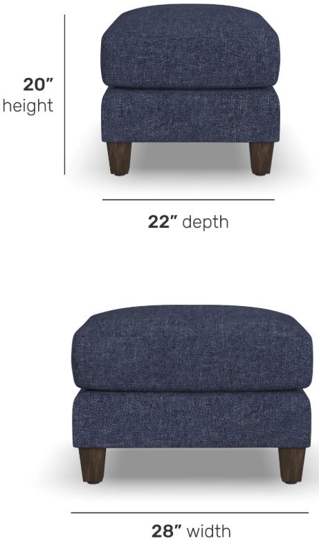 Flexsteel® Customizable Drew Ottoman-3