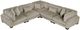 Homelegance® Traverse 5-Piece Taupe Modular Sectional-0