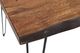 Jofran Inc. Nature's Edge Chestnut End Table with Black Base-3