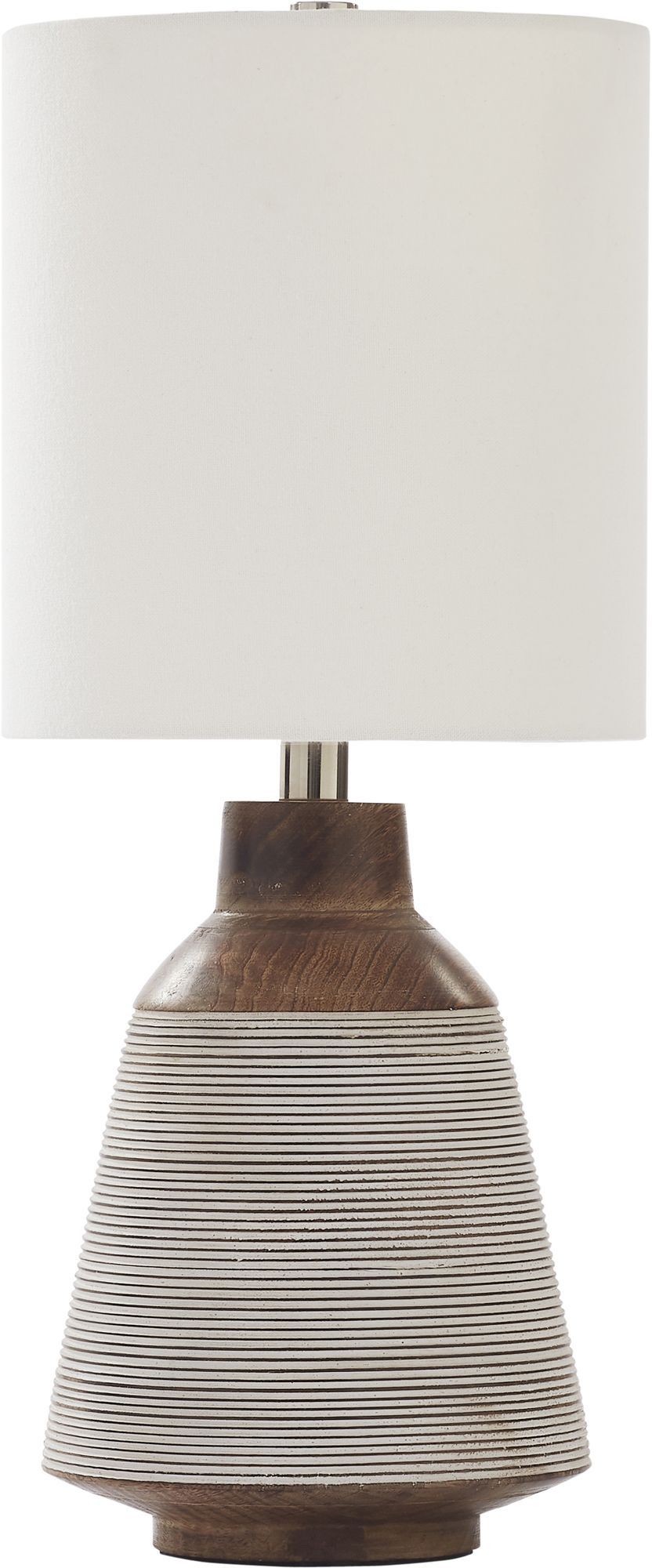 Lampe de table Botwood noyer/chaux de Renwil®