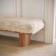 TOV Furniture Ollie Natural Upholstered Bench-1