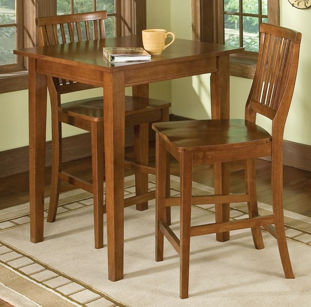 homestyles® Arts & Crafts 3-Piece Brown Bistro Set-1