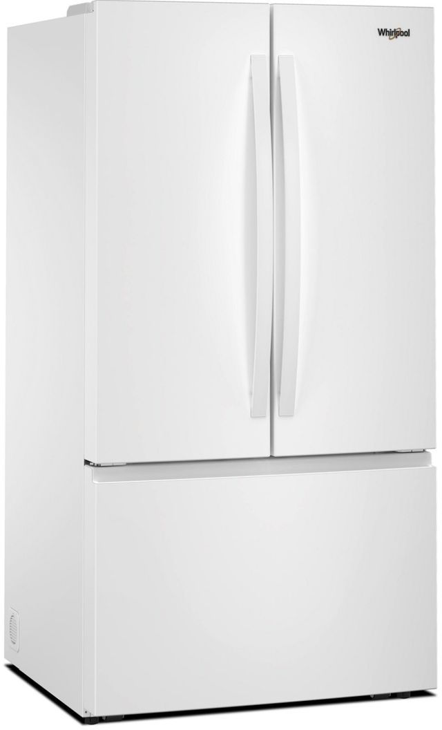 Whirlpool® 36" 30.5 Cu. Ft. White French Door Refrigerator with Ice Maker-2