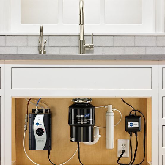InSinkErator® Contractor 333® 0.75 HP Continuous Feed Black Enamel Garbage Disposal-1