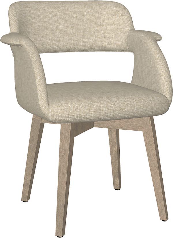 Amisco Customizable Solene Dining Arm Chair-1