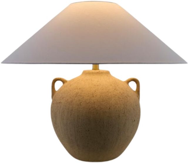 Surya Araya Glazed Brown Table Lamp-3