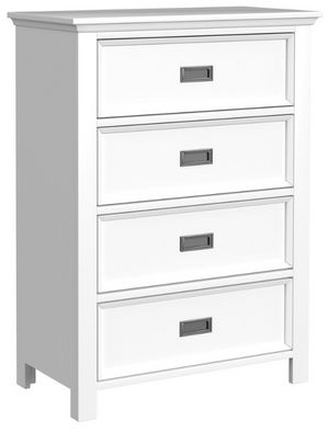 Elements International Hampton Kids White Chest 