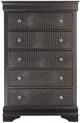 Global Furniture USA Pompei Metallic Gray Chest-1