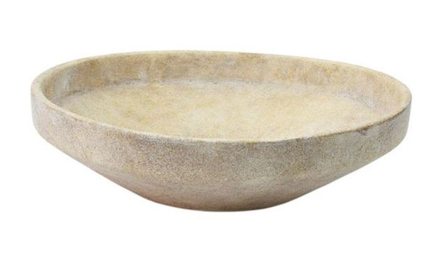 Deco Marche Cream Ceramic Textured Decorative Bowl-0