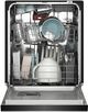 KitchenAid® 24" PrintShield Stainless Steel Front Control Built-In Dishwasher with 40+ Total Wash Jets-2