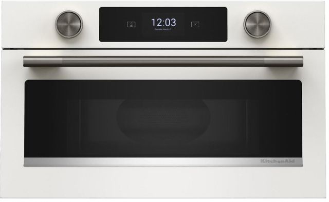 KitchenAid® 1.4 Cu. Ft. White Built-In Microwave with Air Fry-2