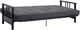 dhp furniture® Harlow Gray Futon with Arms-1
