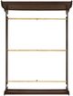 Elements International Louis Philippe Cherry Queen Sleigh Bed-3