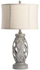 Crestview Collection Gaborone Distressed Grey Table Lamp-0