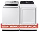 MISMATCH PAIR - WA47CG3500AW | DVE47CG3530W - Samsung Top Load Laundry Pair with 4.7 cu. ft. Washer and 7.4 cu. ft. Electric Dryer-0