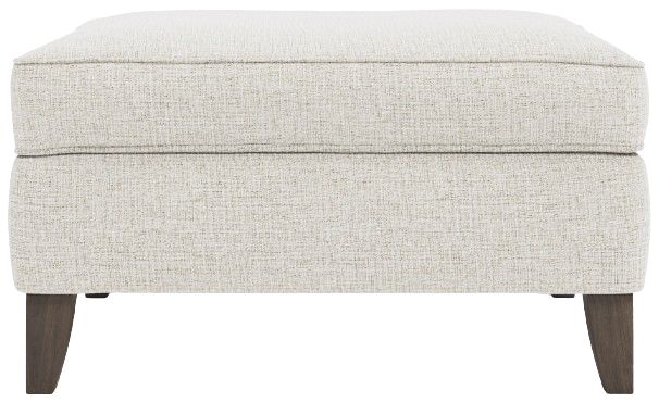 Bernhardt Addison Bernhardt Living White Ottoman-1