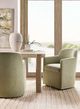 Hooker® Furniture Commerce and Market Izabela Baso Sage Upholstered Dining Arm Chair-1