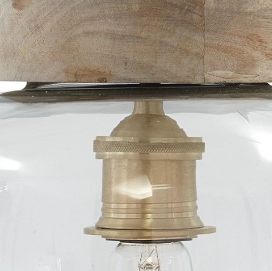 Signature Design by Ashley® Faiz Transparent Glass Pendant Light-1