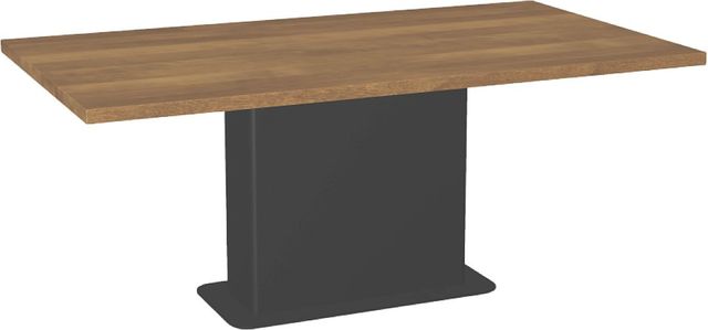 Amisco Customizable Lucarelli 84" Rectangular Dining Table with 1.5" Solid Birch Top-0