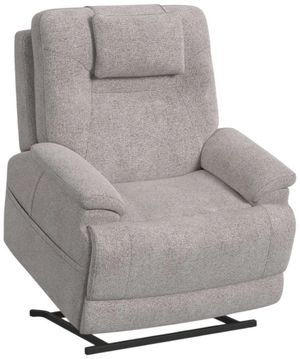 Flexsteel® Zecliner M2 Light Gray Power Lift and Sleep Recliner with Power Headrest and Lumbar