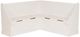 Linon Norah White Traditional Corner Nook-0