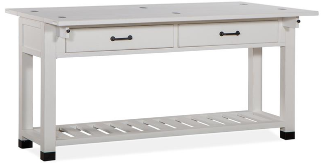 Magnussen Home® Harper Springs Silo White Flip Top Sofa Table-3